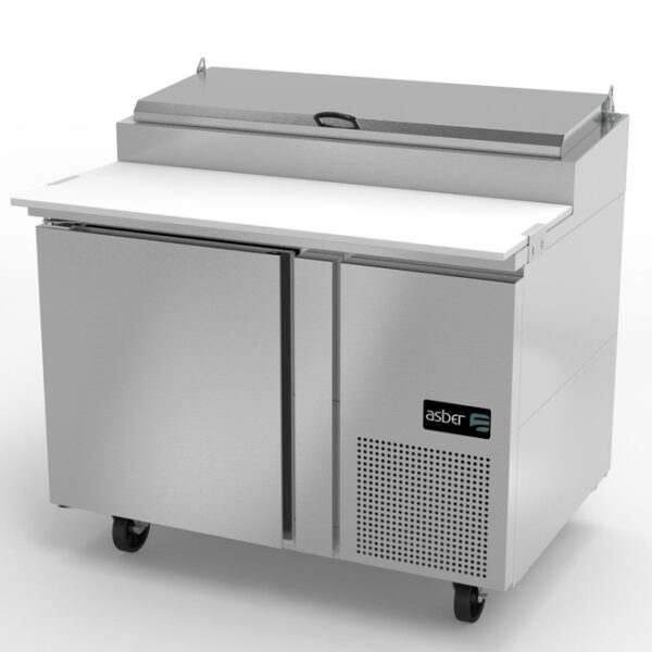 Asber APTP-46 Pizza Prep Table – 46" / 6 Pan