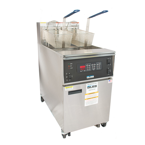 Giles Enterprises EOF-20 Fryer Electric Floor Model Full Pot