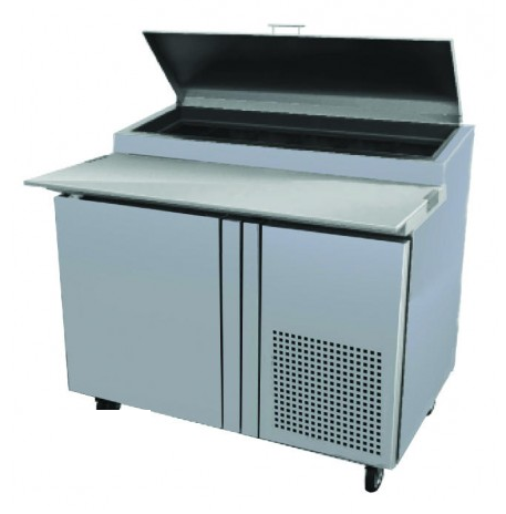 Fagor 46" All-Stainless Pizza Prep Table 6 Pans FPT-46