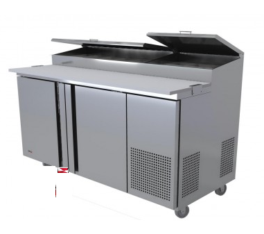 Fagor 67" All-Stainless Pizza Prep Table 9 Pans FPT-67