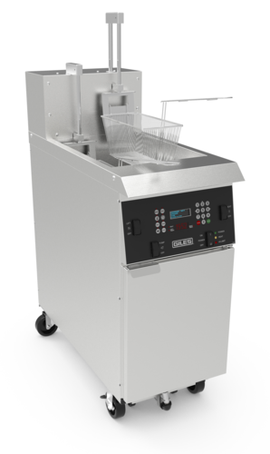 Giles Enterprises GBF-35 Fryer Electric Floor Model Full Pot