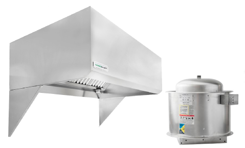Naks Restaurant Exhaust 16 FT Hood System Naks Restaurant Exhaust 12 FT Hood