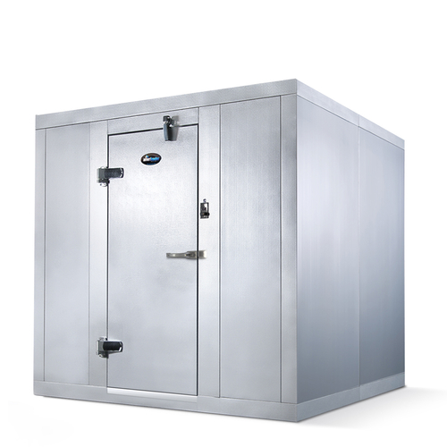 Amerikooler QF060877FBRF-448A Indoor Quick Ship Walk-in Freezer 5'-10 5/8" W x 7'-9 1/4" L x 7'-7" H with Aluminum Floor