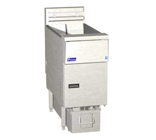 Pitco SE14RS-1FD Solstice Prepackaged Fryer System High Power Electric 40-50 lb Oil Capacity Solid State Controls